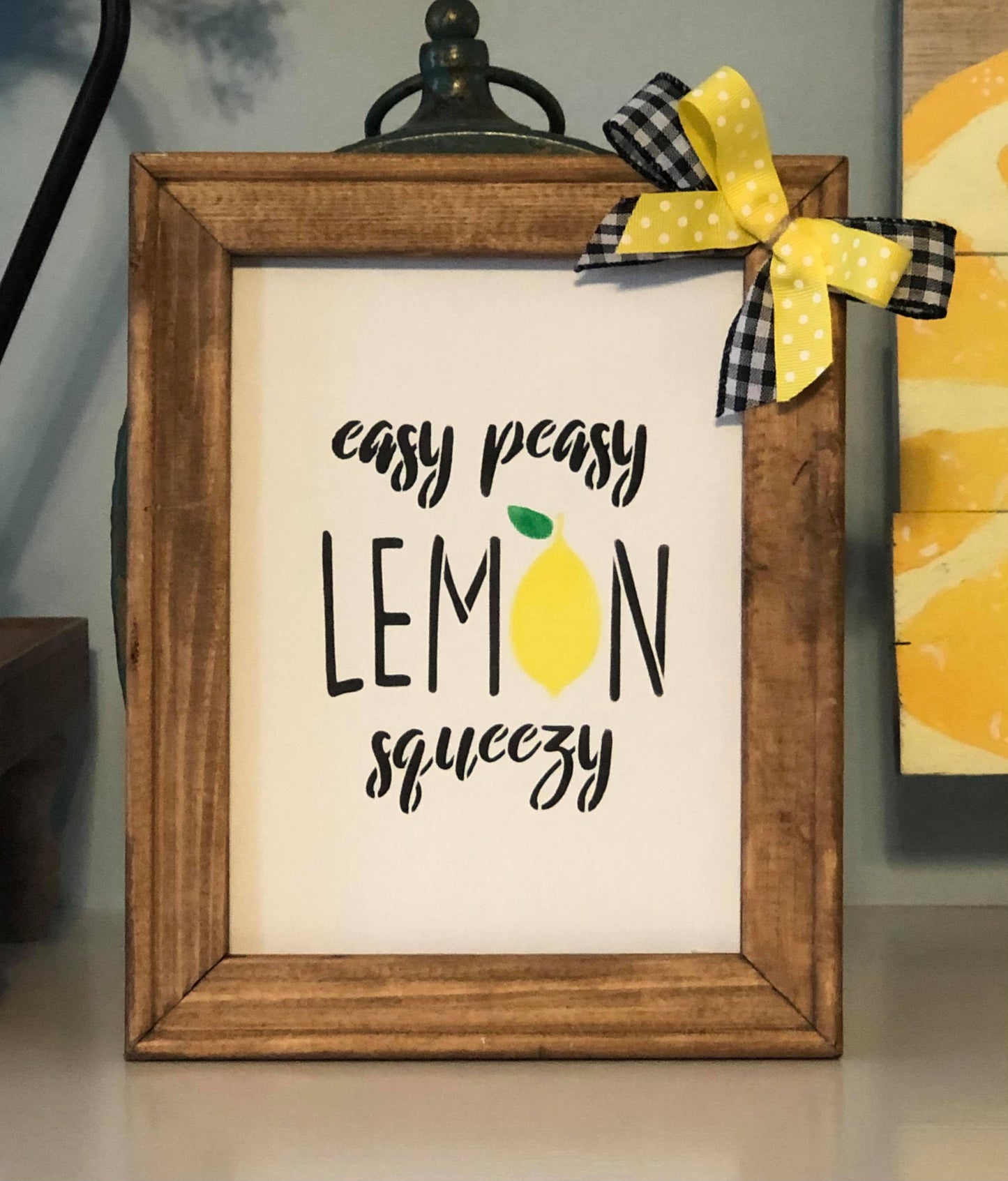 Lemon Canvas Signs